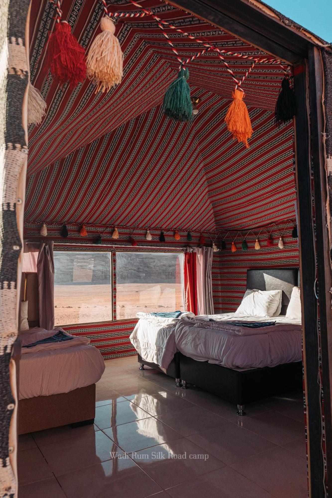 Wadi Rum Silk Road Camp Eksteriør billede